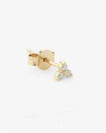 Trinity - Single-Stud Earrings - 14ct Gold-Plated