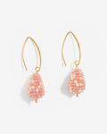 Amy - Cone XS Old Pink/Pearl – Earring – 18kt Gold-Plated