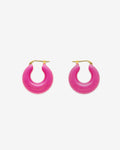 Circlet Earring pink – Earrings – gold–plated