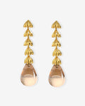 Chandelier Champagne – Stud Earrings – 22ct Gold-Plated