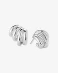 Monroe Earrings - Stud Earrings -  Silver-Plated