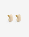 Puffy Elia Beige Mini – Ohrstecker - 14kt vergoldet