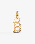 B – Buchstaben-Anhänger – 18kt vergoldet
