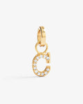 C – Buchstaben-Anhänger – 18kt vergoldet