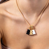 Salt Caramel Nostalgia Bear – Necklace Pendants – 18ct Gold–Plated