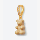 Salt Caramel Nostalgia Bear – Necklace Pendants – 18ct Gold–Plated
