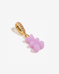 Lavender Nostalgia Bear – Necklace Pendants – 18ct Gold–Plated