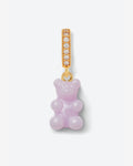 Lavender Nostalgia Bear – Necklace Pendants – 18ct Gold–Plated