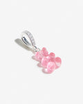 Bubblegum Nostalgia Bear – Necklace Pendants – 925 Silver–Plated