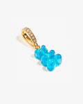 Azure Nostalgia Bear – Necklace Pendants – 18ct Gold–Plated