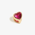 Love Slider Charm Rubis – pendentif – plaqué or 18 carats