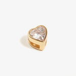 Love Slider Charm – Pendentif – plaqué or 18 carats