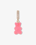 Fizzy Nostalgia Bear Cherry Pave – Kettenanhänger – 18kt vergoldet