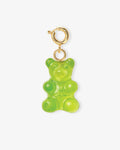 Lime Nostalgia Bear Charm – Anhänger – 18kt vergoldet