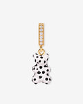 Dalmatian Patterned Bear - Pendentifs - plaqué or 18ct
