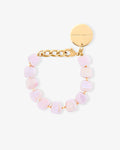 Mini Organic Shaped Bracelet iridescent rose – Armbänder – vergoldet