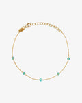 Crystal Blue - Bracelets - 24ct Gold-Plated