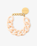 Flat Chain Bracelet Latte - Bracelets - Gold-Plated