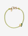 Mini Striped Lemon Bracelet 19cm - Armbänder - 18kt vergoldet