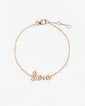 Amour – bracelets – plaqué or 18 carats