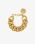 Flat Chain Bracelet - Bracelets - Gold-Plated