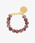 Mini Beads Bracelet toffee marble – Armbänder – vergoldet