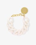 Flat Chain Bracelet off-white – Bracelets – Gold-Plated