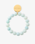 Mini Beads Flex Bracelet Cloud Marble - Armbänder - gelb vergoldet