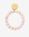 Mini Beads Flex Ivory Rose Marble - Bracelets - plaqué or 14ct