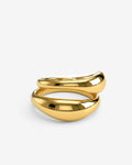 Chubby Two-in-One Ring – Rings – 18ct Gold–Plated
