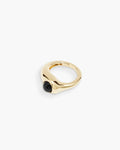 Dualism Black Onyx – Ringe – 18kt vergoldet