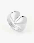 Molten Heartbreaker Ring – Ringe – Versilbert